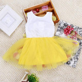 Kid Girl Princess Dress Hem Petal Dress Floral Clothes Tutu flower Dress Butterfly knot Colorful Week Dress