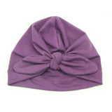 Kid Boy Girl Indian Style Stretchy Solid Turban Hat Hair Head Wrap Cap HATYS0048