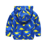 Kid Boys Children Clothes Tops Waterproof Windproof Hooded Rain Coat Jacket Outerwear Boy Clothing
