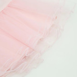 Kid Baby Girls Pink Lace Unicorn Princess Dress Pink Party Wedding Tulle Tutu Ball Gown Dress 2-5Y