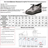 Kickway Women height increasing shoes Womens fashion lace up casual shoes 2017 soft cow leather square toe comfortable shoes 42