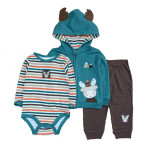 Baby Girl Clothes Set Coat Bodysuit Pants Children Cloth Suit Newborn Baby Boy Girls Clothing roupas bebes meninos kids clothes