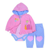 Baby Girl Clothes Set Coat Bodysuit Pants Children Cloth Suit Newborn Baby Boy Girls Clothing roupas bebes meninos kids clothes