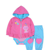 Baby Girl Clothes Set Coat Bodysuit Pants Children Cloth Suit Newborn Baby Boy Girls Clothing roupas bebes meninos kids clothes