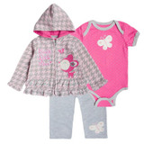 Baby Girl Clothes Set Coat Bodysuit Pants Children Cloth Suit Newborn Baby Boy Girls Clothing roupas bebes meninos kids clothes