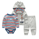 Baby Girl Clothes Set Coat Bodysuit Pants Children Cloth Suit Newborn Baby Boy Girls Clothing roupas bebes meninos kids clothes
