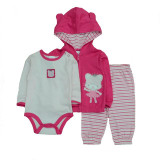 Baby Girl Clothes Set Coat Bodysuit Pants Children Cloth Suit Newborn Baby Boy Girls Clothing roupas bebes meninos kids clothes