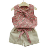 Baby Girl Clothes Fashion Cartoon Girls Summer Set Clothes Baby Suits Kids T Shirt +Pants Children Clothing Set