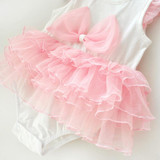 Baby Girl Clothes Girls Lace Romper Dress Big Bow Tutu Dress For Girls Cotton Newborn Dresses Princess Toddler Girl Clothing