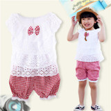 Baby girl clothes children clothing set Sleeveless Casual 2pc vest + pants kids clothes girls costume kids tracksuit outfits