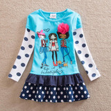 Baby Girl Clothes Children Dress Spring/Autumn Dress Baby Clothes Flower Girl Dresses Girls Clothes Cotton Clothes Kids LH6495
