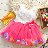 Baby Girl Christmas Dress New Casual Summer Baby Clothes Sleeveless Lace Happy New Year Infant Newborn Dress Baby Girl Clothes