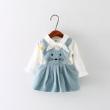 Baby Girl Bow Princess Dresses For Newborns 1 Year Birthday Party and Wedding Dress Fashion Infant Spring Autumn Outfit Clothing