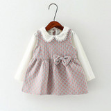 Baby Girl Bow Princess Dresses For Newborns 1 Year Birthday Party and Wedding Dress Fashion Infant Spring Autumn Outfit Clothing