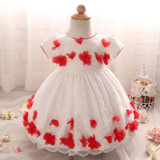 Baby Girl Baptism infant Dress Christmas Girls Princess Dresses 1 Year Birthday Newborn Kids Party tutu Dress Girl clothes
