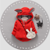 Baby girl baby clothes outfit casual sports outerwear coat for autumn baby girls wear clothing brand design Fleece jackets coats