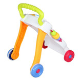 Baby First Steps Car Toddler Trolley Sit-to-Stand Walker for Kid's Early Learning Educational Musical Adjustable Baby Walker New