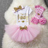 Baby Girl 1st Birthday Outfit Baby Clothing Brand Baby Clothes Dresses Toddler Girl Baptism Tutu Clothes One Year Bebes Roupas