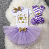 Baby Girl 1st Birthday Outfit Baby Clothing Brand Baby Clothes Dresses Toddler Girl Baptism Tutu Clothes One Year Bebes Roupas