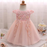 Baby Frock Designs Toddler Girl Party Wear Kids Clothes Infant Tutu 1 Year Birthday Dress For Girl Baptism Newborn Bebes Vestido