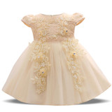 Baby Frock Designs Toddler Girl Party Wear Kids Clothes Infant Tutu 1 Year Birthday Dress For Girl Baptism Newborn Bebes Vestido