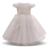 Baby Frock Designs Toddler Girl Party Wear Kids Clothes Infant Tutu 1 Year Birthday Dress For Girl Baptism Newborn Bebes Vestido