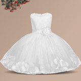 Baby Flower Girl Dress Children Christening Gown Baptism Clothes Newborn Baby Girl Birthday Dress Infant Party Dresses Wear