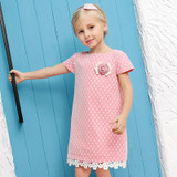 Baby Flower Girl Evening Dress 2016 Summer Style Fashion Lace Princess Dresses Kids Costume Children Clothes Girls Party Dresses