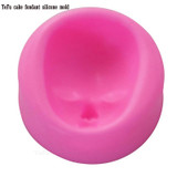 Baby face girl Head chocolate silicone mold for cake decorating tools Polymer Clay Resin Candy Fimo Super Sculpey F0929