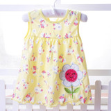 Baby Dresses Top Quality 2017 Princess 0-2years Girls Dress Cotton Clothing Dress Summer Girls Clothes Low Price