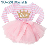 Baby Dresses Girl Party Wear Dress Children Clothing Girl Baby 1st Birthday Outfits Tutu Kids Clothes Toddler Girl Baptism Dress