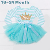 Baby Dresses Girl Party Wear Dress Children Clothing Girl Baby 1st Birthday Outfits Tutu Kids Clothes Toddler Girl Baptism Dress