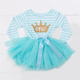 Baby Dresses Girl Party Wear Dress Children Clothing Girl Baby 1st Birthday Outfits Tutu Kids Clothes Toddler Girl Baptism Dress