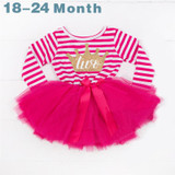 Baby Dresses Girl Party Wear Dress Children Clothing Girl Baby 1st Birthday Outfits Tutu Kids Clothes Toddler Girl Baptism Dress