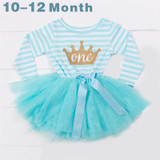 Baby Dresses Girl Party Wear Dress Children Clothing Girl Baby 1st Birthday Outfits Tutu Kids Clothes Toddler Girl Baptism Dress