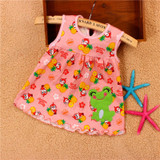 Baby Dresses 0-18 months Girls Infant Cotton Clothing Dress Summer Clothes Printed Embroidery Girl Kids Dress