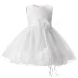 Baby Dresses Girl 1st Birthday Outfits Toddler Girl Christening Gown Flower Little Princess Girl Party Dress Vestido Infantil