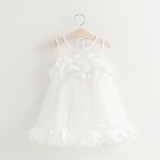 Baby Dress Summer girls petal vest dress Kids toddler Infant Clothes Baby Girls clothing 12m-5y