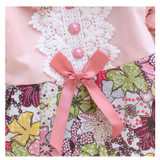 Baby Dress Girl 2017 Autumn New kids clothes Spring Girls long-sleeved 1 year birthday infant clothing baby Clothes A168