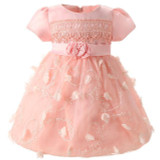 Baby Dress For Girl Children's Costume For Kids Party Wear Lace Christening Gowns Baptism Clothes Girl First Birthday Outfits