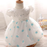 Baby Dress For Girl Children's Costume For Kids Party Wear Lace Christening Gowns Baptism Clothes Girl First Birthday Outfits