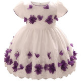 Baby Dress For Girl Children's Costume For Kids Party Wear Lace Christening Gowns Baptism Clothes Girl First Birthday Outfits