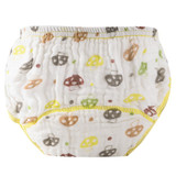 Baby Diaper Baby Wash Gauze Anti-side Leakage Cloth Diaper Baby Cartoon Printing Underwear Reusable Nappies Training Panties