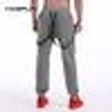 INCERUN Autum Mens Plain Sweatpants 2017 Fashion Men Casual Hip Hop Joggers Harem Sweats Pants Bandage Trousers Pantalones