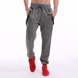 INCERUN 2017 Autum Fashion Mens Plain Sweatpants Men Casual Hip Hop Joggers Harem Sweats Pants Bandage Trousers Plus Size S-2XL