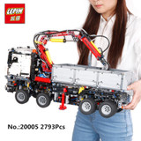 In-Stock LEPIN 20005 2793pcs NEW series 42023 Arocs Model Building Block Bricks Compatible with Boys Toy Educational Gift 05007