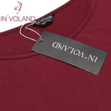 IN'VOLAND Casual T-Shirt Women Plus Size Summer Autumn Short Sleeve Solid Loose Pullovers Long Curved Hem Tshirt Tops Big Sized