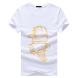 In the summer of 2017 a short sleeved T-shirt hot new men's hat cotton half sleeve t-shirt men's T-shirts wholesale.