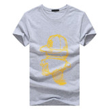 In the summer of 2017 a short sleeved T-shirt hot new men's hat cotton half sleeve t-shirt men's T-shirts wholesale.