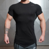 In Summer of 2016 O-neck Stadium Shark Stringer Man Body Engineers Bodybuilding And Fitness Crime Short Sleeve T-shirt Slim-type